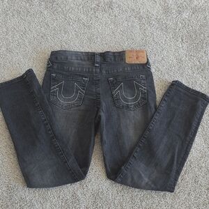 True Religion Gray Denim Jeans